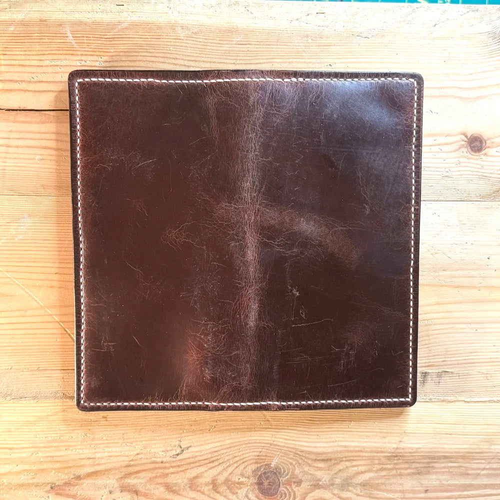Purple Pull-Up Long Wallet