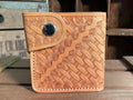 Snap Bifold Wallet, Zig-Zag Tooling - Made to Order