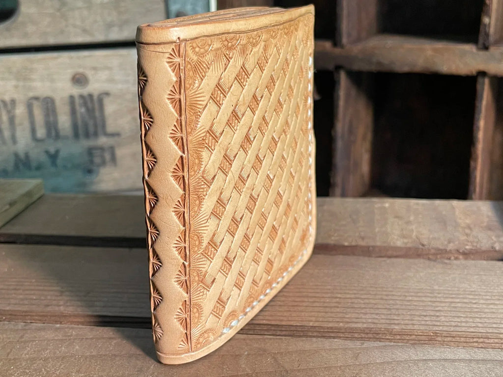 Snap Bifold Wallet, Basketweave - Made to Order