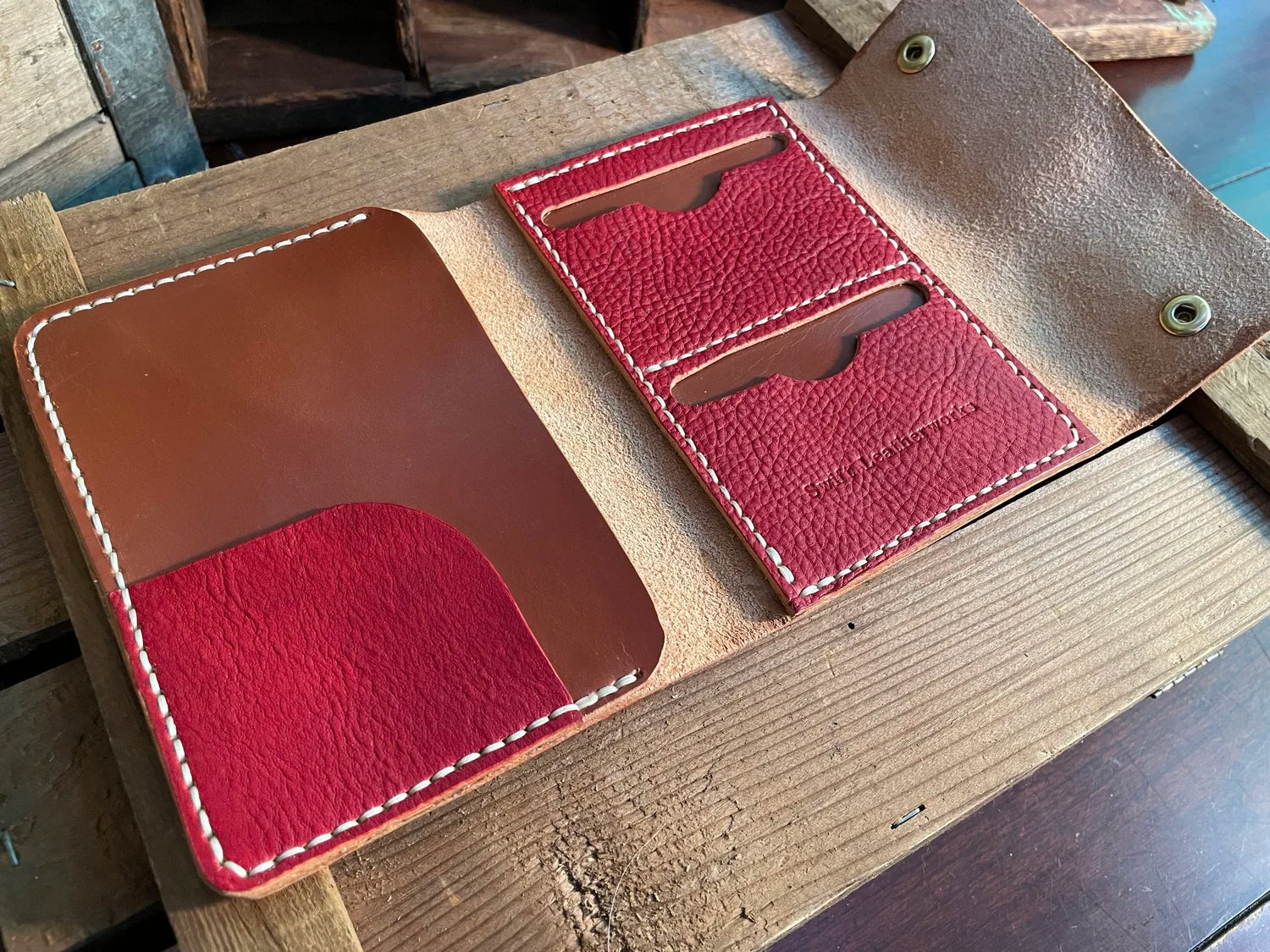 Tuscany Passport Snap Wallet - Made to Order