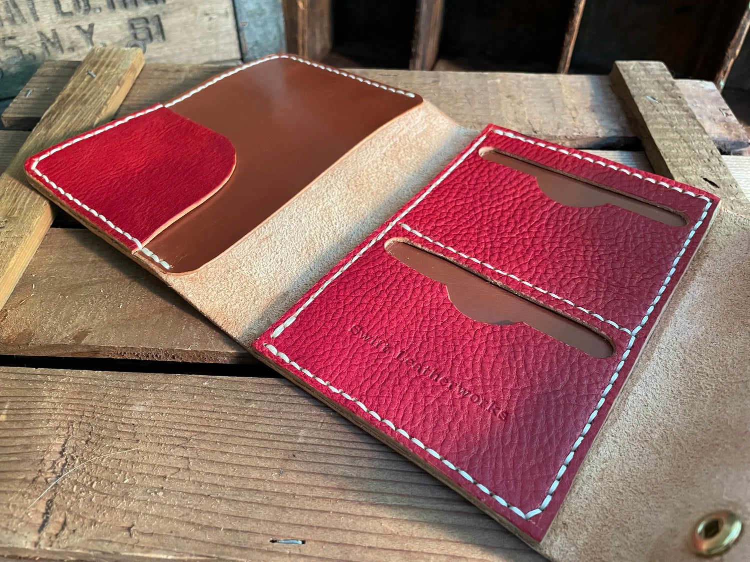Tuscany Passport Snap Wallet - Made to Order