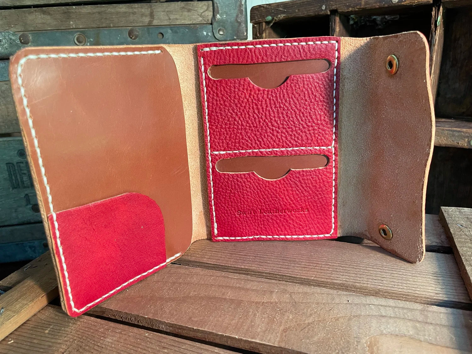 Tuscany Passport Snap Wallet - Made to Order