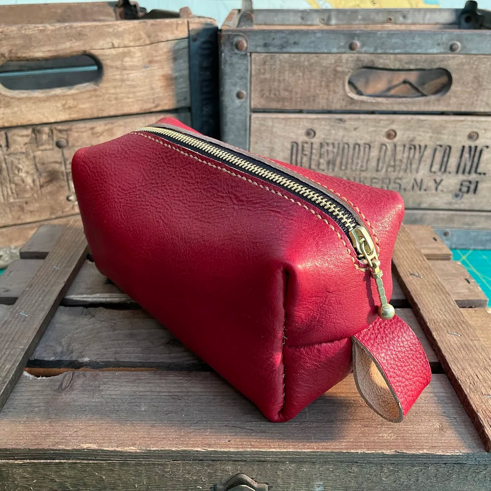 Mini Toiletries Bag - Etruscan Red