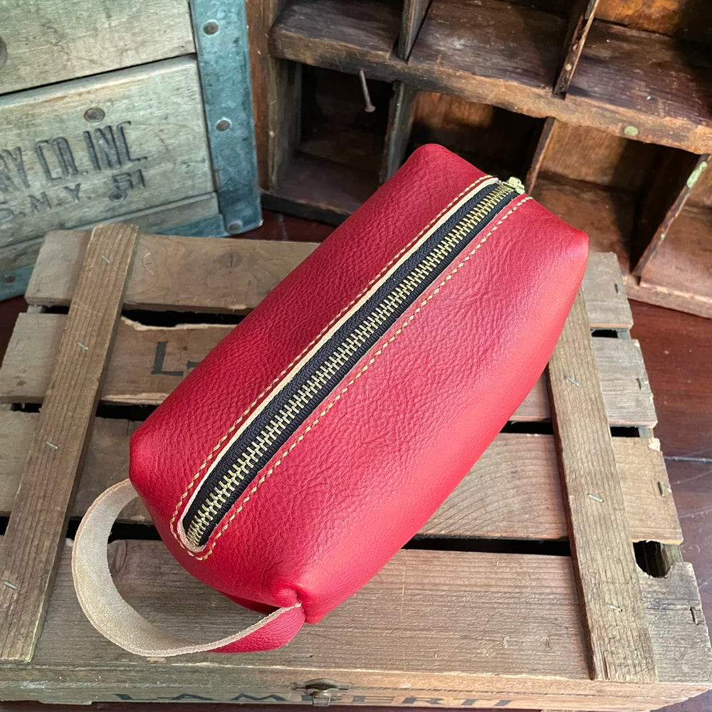 Mini Toiletries Bag - Etruscan Red